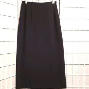 GAP MAXI BLACK WRAP SKIRT SZ 10
